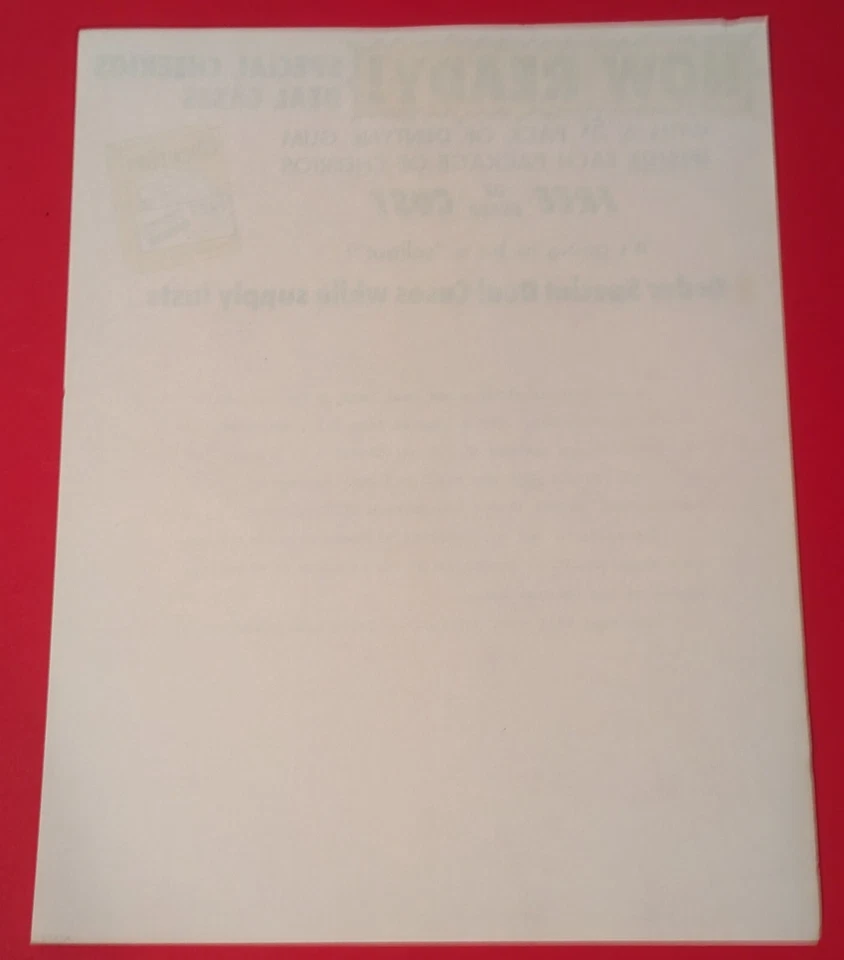 Vtg 50's Cheerios Cereal Promotional Letter - Dentyne Gum Ad - Rare Ephemera  - Image 2 of 4