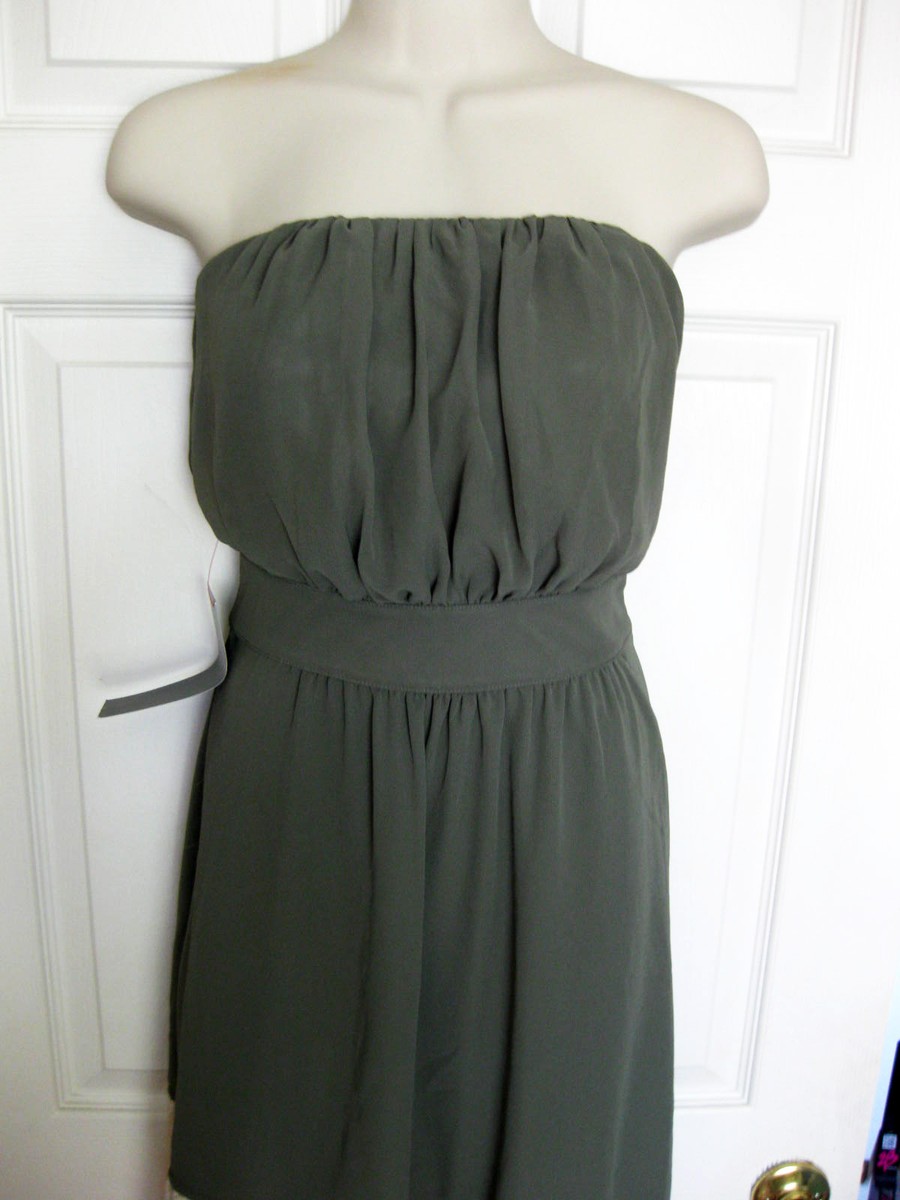 BEBE OLIVE GREEN CHIFFON LACE TRI-COLORED MAXI DRESS NEW $139 XSMALL XS 4 |  eBay