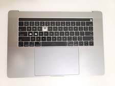 MacBook Pro 15 2016 2017 A1707 Top Case Touchpad Keyboard Battery Space Gray