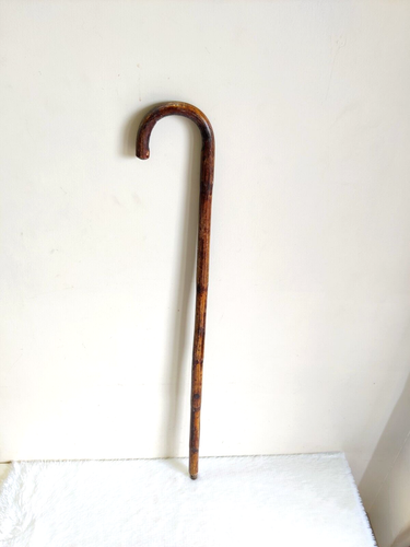 Vintage Handmade Old Age People Wooden Walking Support Stick Decorative W835 - Picture 2 of 5