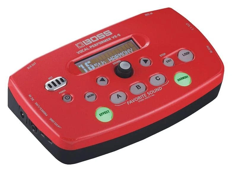 Boss VE-5-RD Vocal Performer Effects Processor Red Vocal Effect Easy operation - Image 4 of 4