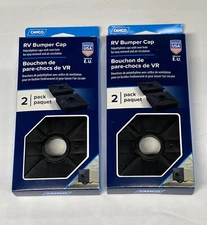 CAMCO RV Bumper Cap 40303 4' Bumper Cap Black 4 Pack Made In USA New