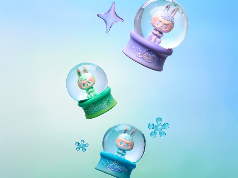 POP MART LABUBU THE MONSTERS Big into Energy Crystal Ball