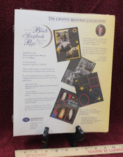 Creative Memories 8.5" x 11" Black Scrapbook Pages - 15 Sheets Refills RCM-11BL