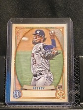 Cristian Javier 2021 Topps Gypsy Queen Missing Nameplate (RC) - Astros