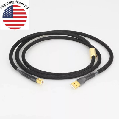 HIFI USB Audio Cable Type A to Type B DAC Decoder Data USB Wire