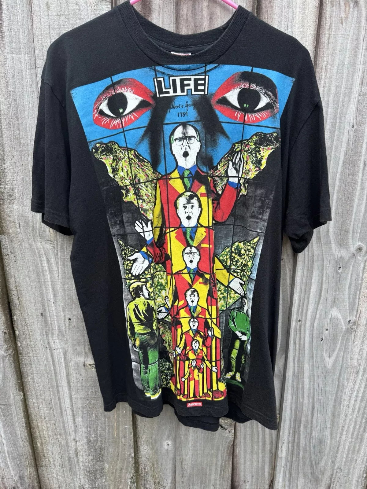 Tee shirt Supreme Gilbert & George LIFE SS19 occasion taille L 100% authentique