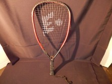 E-Force Warhead Racquetball Racquet Red 10.5" Cross String Black 22  Long string
