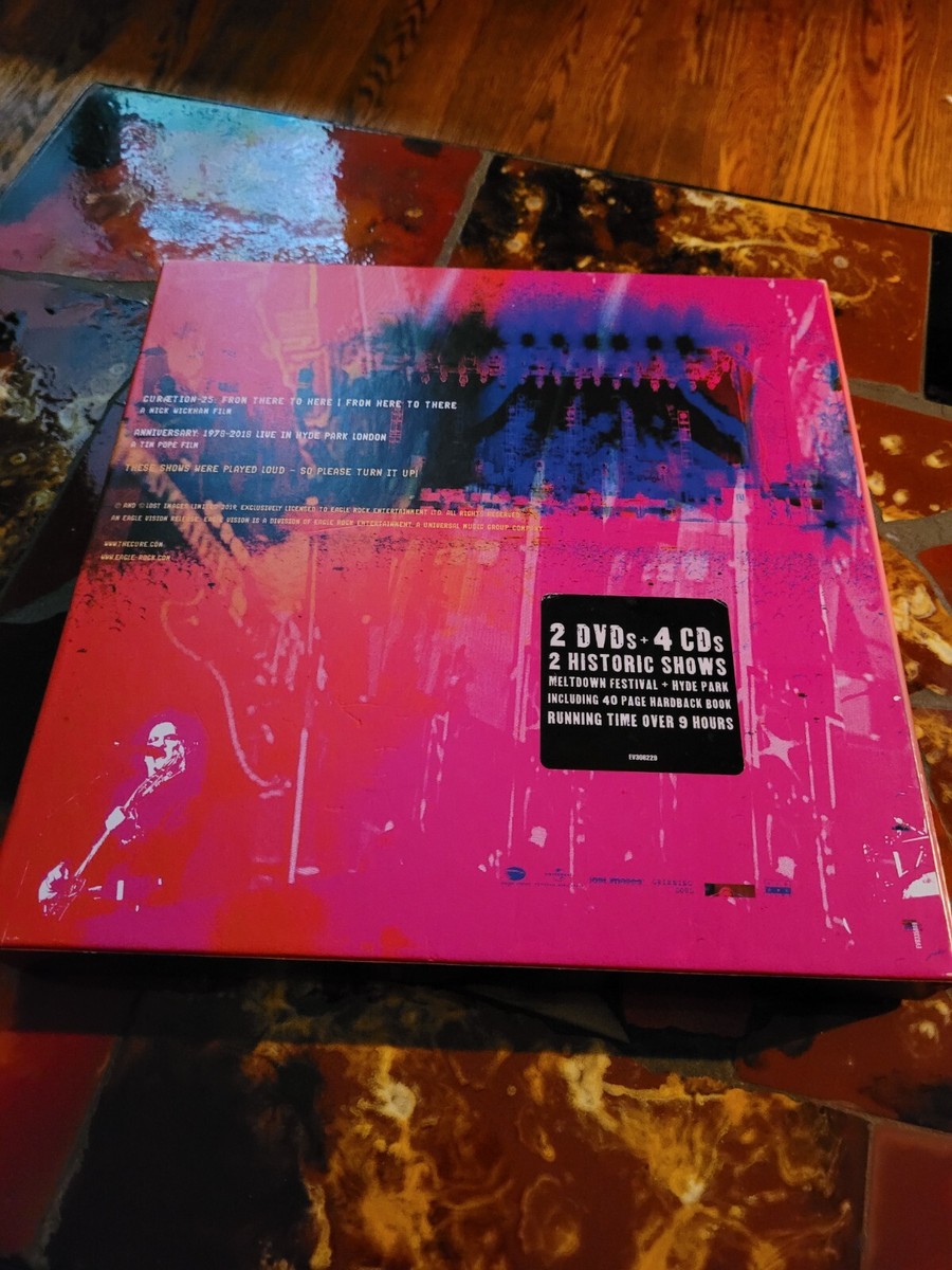 The Cure 40 Live Curaetion 25 + Anniversary 2 DVD 4 CD