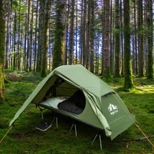 Feldbett mit Zelt Camping Wasserdicht Trekking Campingzelt 1 Personen Zelt 