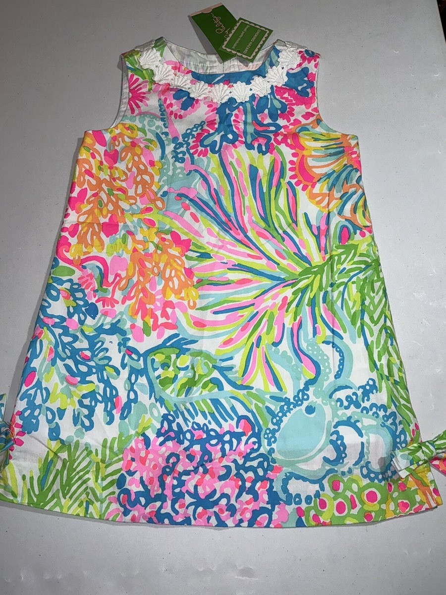 white christmas dresses Girls Little Lilly Classic Shift Dress main image 0