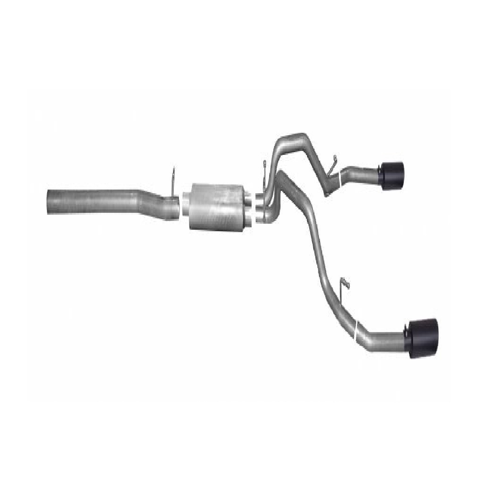 Gibson Black Elite Dual Split Exhaust System for 15-20 Escalade Yukon 65680B