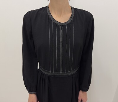 burberry brit silk dress Burberry Brit Silk Knee-Length Dress - Black Dresses, Clothing - BBR116332