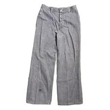 Vtg 70s Time And Place Brown Jeans High Rise Panel Wide Leg 27x27 Repaired USA