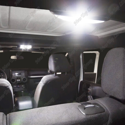 8x White LED Interior Light Kit For Hyundai Elantra 2017-2020 - Dome, Map, Trunk, License
