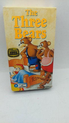 The Three 3 Bears Vintage Classic Children’s Show VHS Video Kid Klassics - Picture 2 of 6