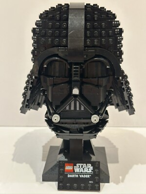 Used LEGO Star Wars Darth Vader Helmet (75304) Complete Set +