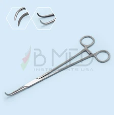 OR Grade Gemini Mixter Hemostatic Forceps 9" Full Curve Serrated Delicate Jaws