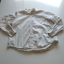 Eddie Bauer Shirt Mens XXL Relaxed Fit Plaid Button Down Checkered