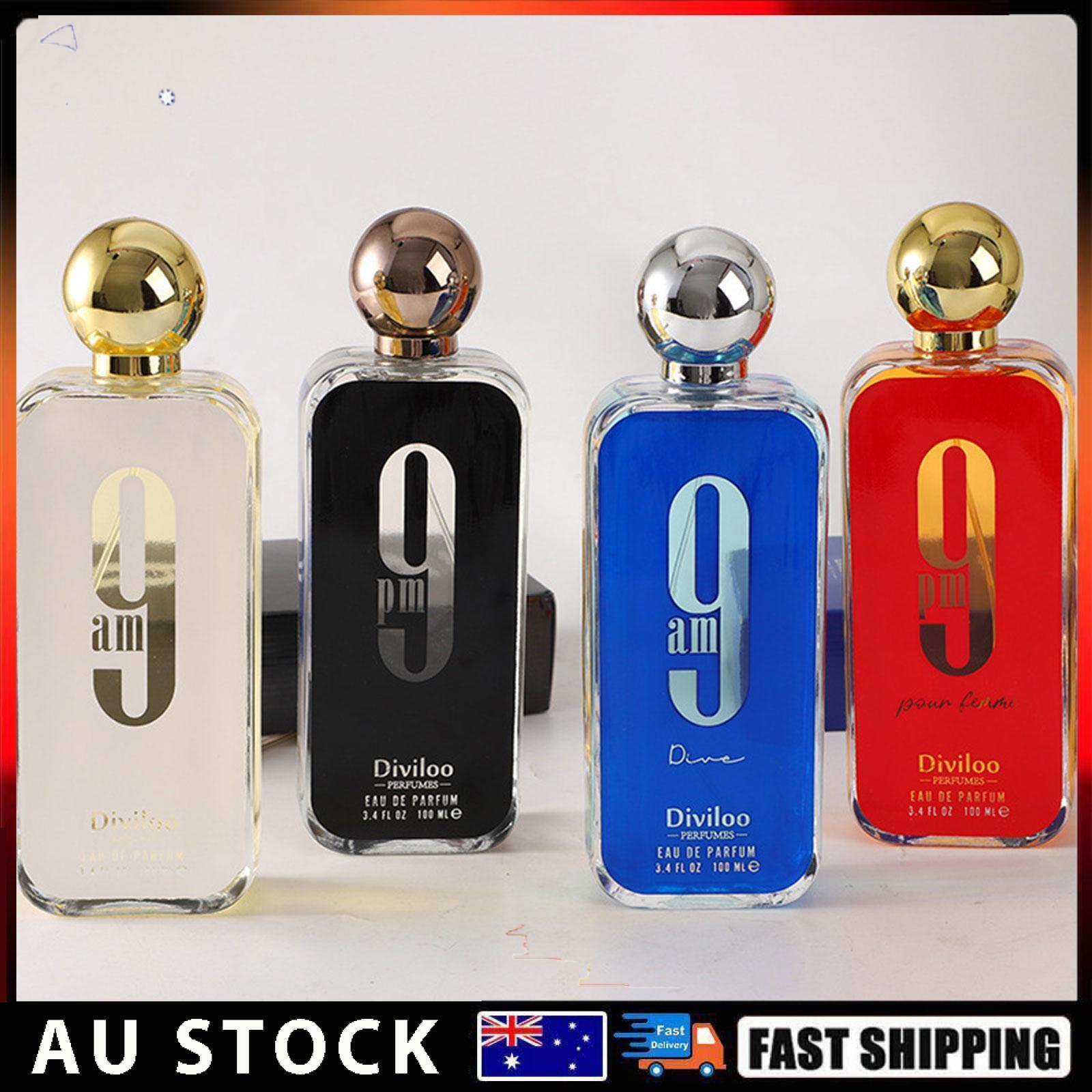 9 PM Eau de Parfum Spray for Unisex 3.4 Oz / 100 ml Long Lasting Perfume Gifts