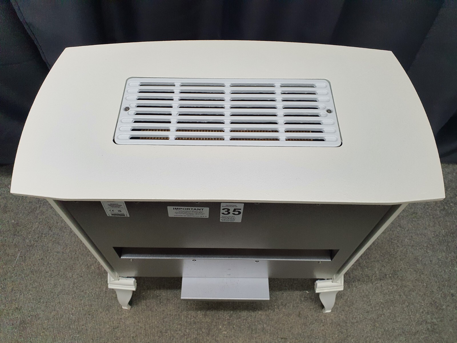 Focal Point Dalvik Flueless White Gas Stove FPFBQ592 eBay