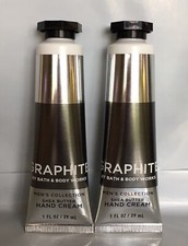NEW Lot Of 2 Bath  Body Works GRAPHITE Men's Collection Shea Butter Hand Cream
