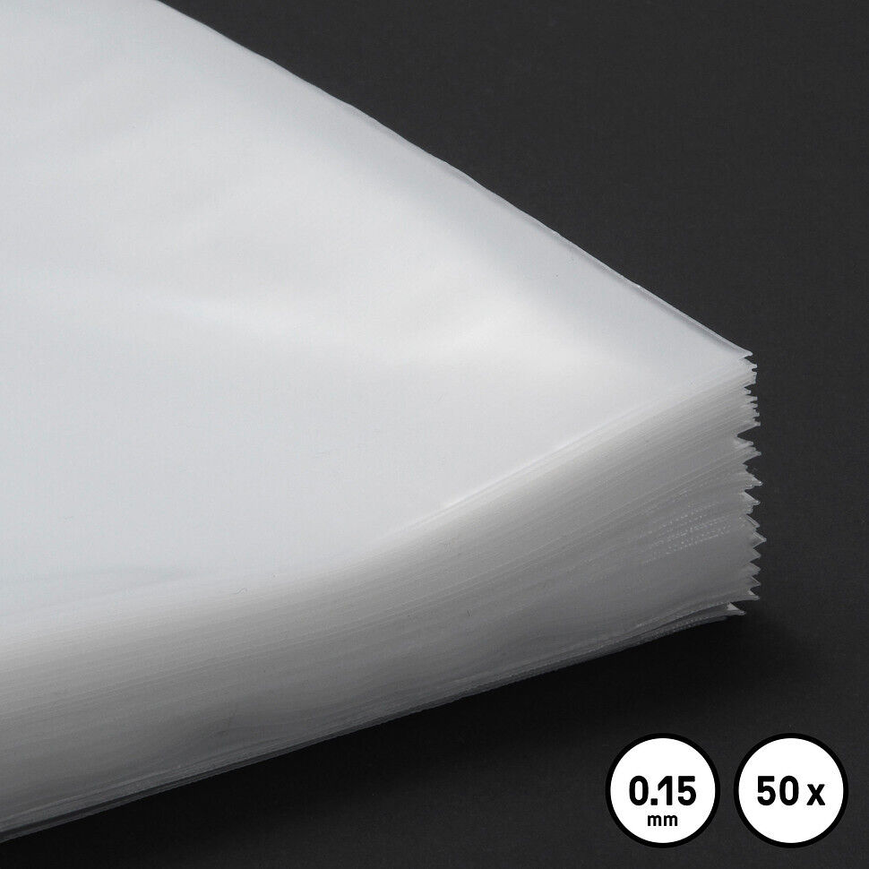 Record Outer Sleeve - 10" Vinyl Schutzhüllen (0,15mm) Transparent