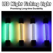 Led Underwater Fishing Light Fish Finder Lamp Warterproof 108leds Tool Deep Sea