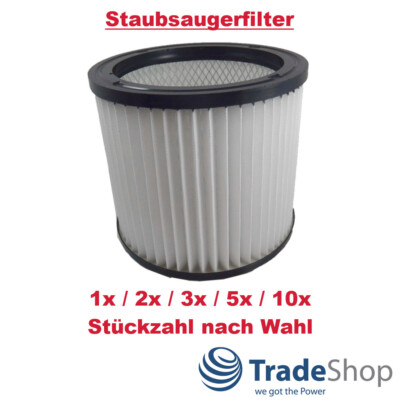1x - 10x Rundfilter Ersatz für Einhell TC-VC 1812 S TC-VC 1930 SA TE-VC 2230 SA