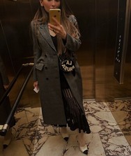 Balenciaga Hourglass Coat, Size Fr34/uk8