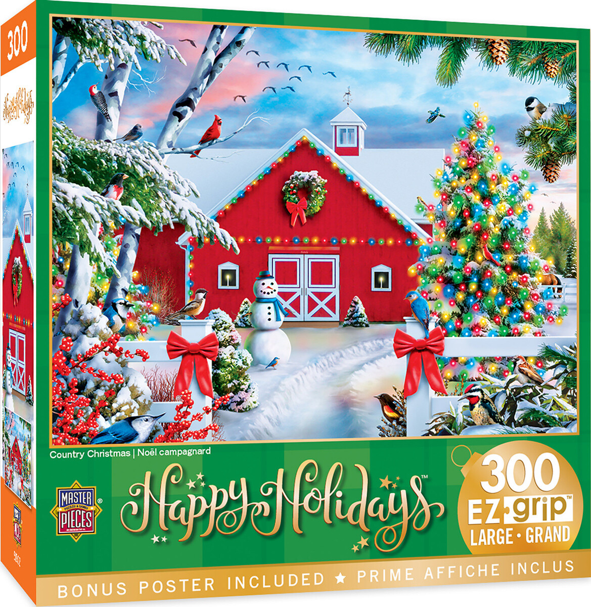 MasterPieces Holiday - Country Christmas 300 Piece Jigsaw Puzzle
