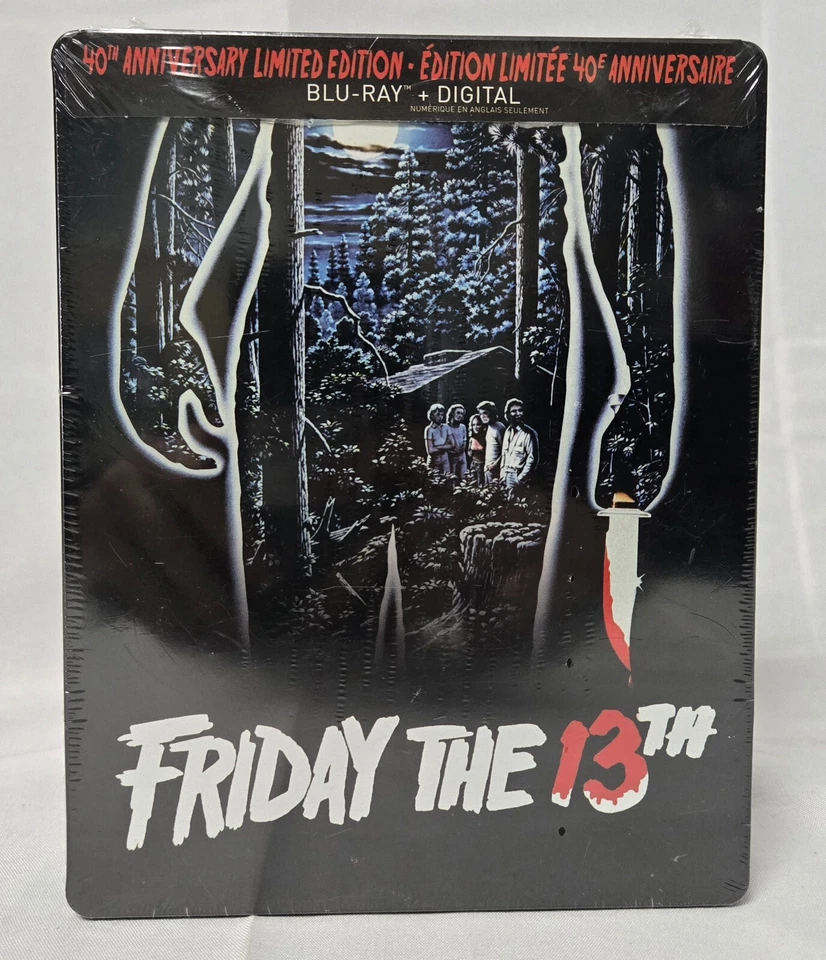 Friday the 13th Parts 1 2 & 3 40th Ann. Limited Ed. Blu Ray Steelbooks SEALED - Image 2 of 4