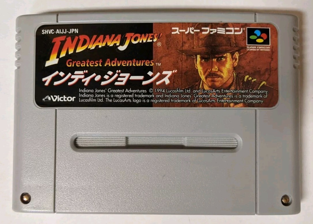 Indiana Jones' Greatest Adventures [Nintendo Super Famicom Indiana Jones' Greatest Adventures [Nintendo Super Famicom