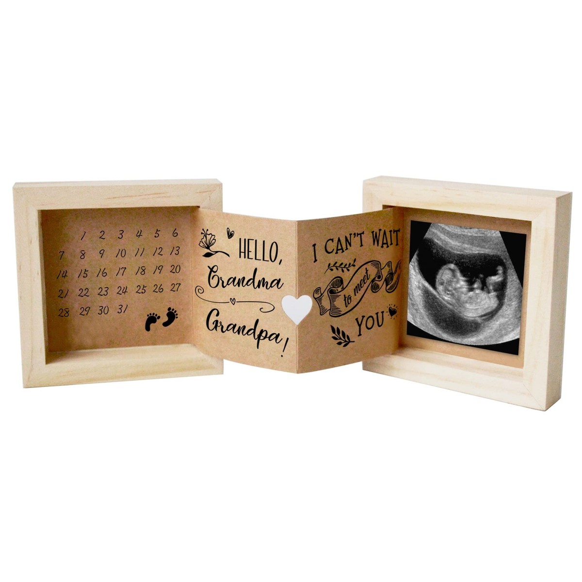 First Time Grandparents Keepsake Gifts - Pregnancy Announcement 