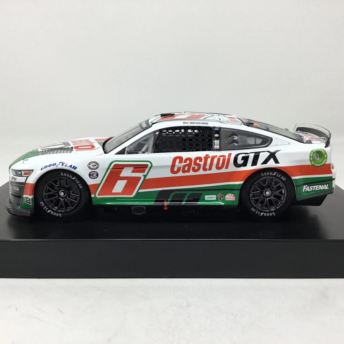 Brad Keselowski 2023 Castrol GTX Darlington Throwback Foil Number