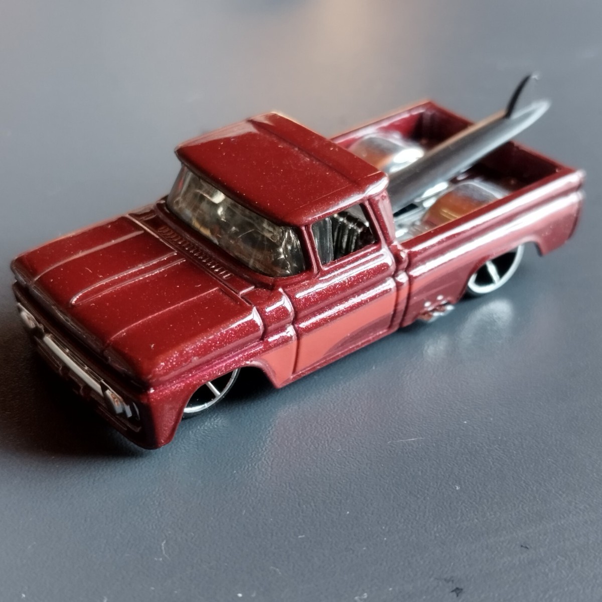 ミニカー 1960s HOT WHEELS Custom 62 Chevy Amazon.com: HOT WHEELS CUSTOM 62' CHEVY 72/250 HW CITY rare truck