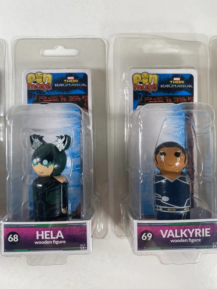 Pin Mate Thor Ragnarok Figuras de Madera Bif Bang Pow! Lote 5 Hela Loki Hulk Foto 3 de 4