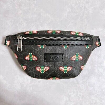 New Authentic Gucci 675181 Bestiary Bee GG Supreme Belt Bag New Authentic Gucci 675181 Bestiary Bee GG Supreme Belt Bag