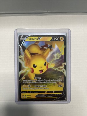 2 Pokémon TCG Pikachu V Vivid Voltage 043/185 Holo Ultra Rare/ 1