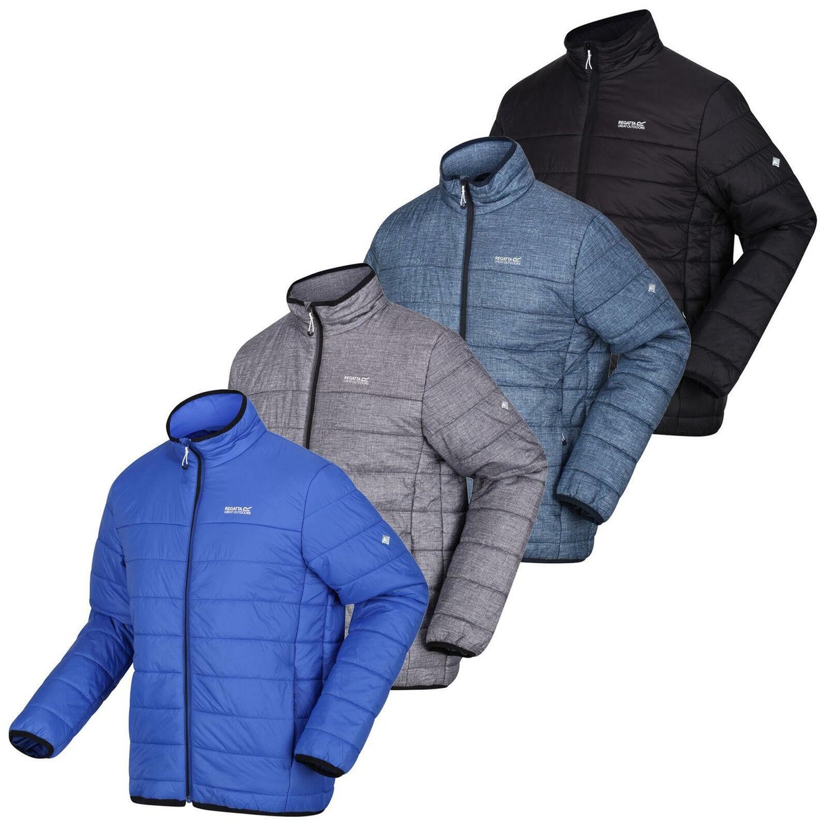 Regatta Mens Freezeway III Insulated Water Repellent Quilted Jacket Coat