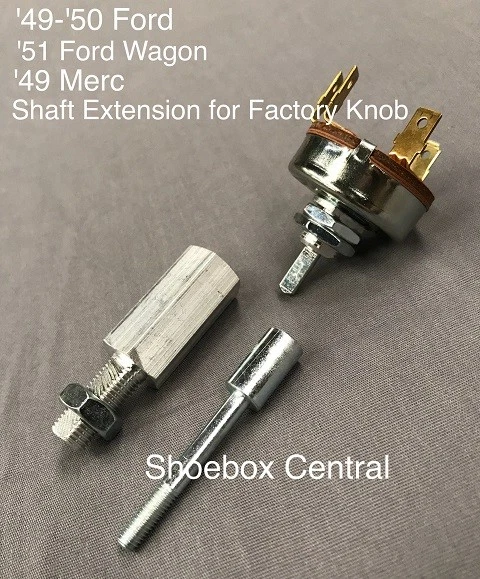 Ford Woody Wagon 1949 1950 12V kit de motor de limpiaparabrisas eléctrico con extensión de eje Foto 3 de 4