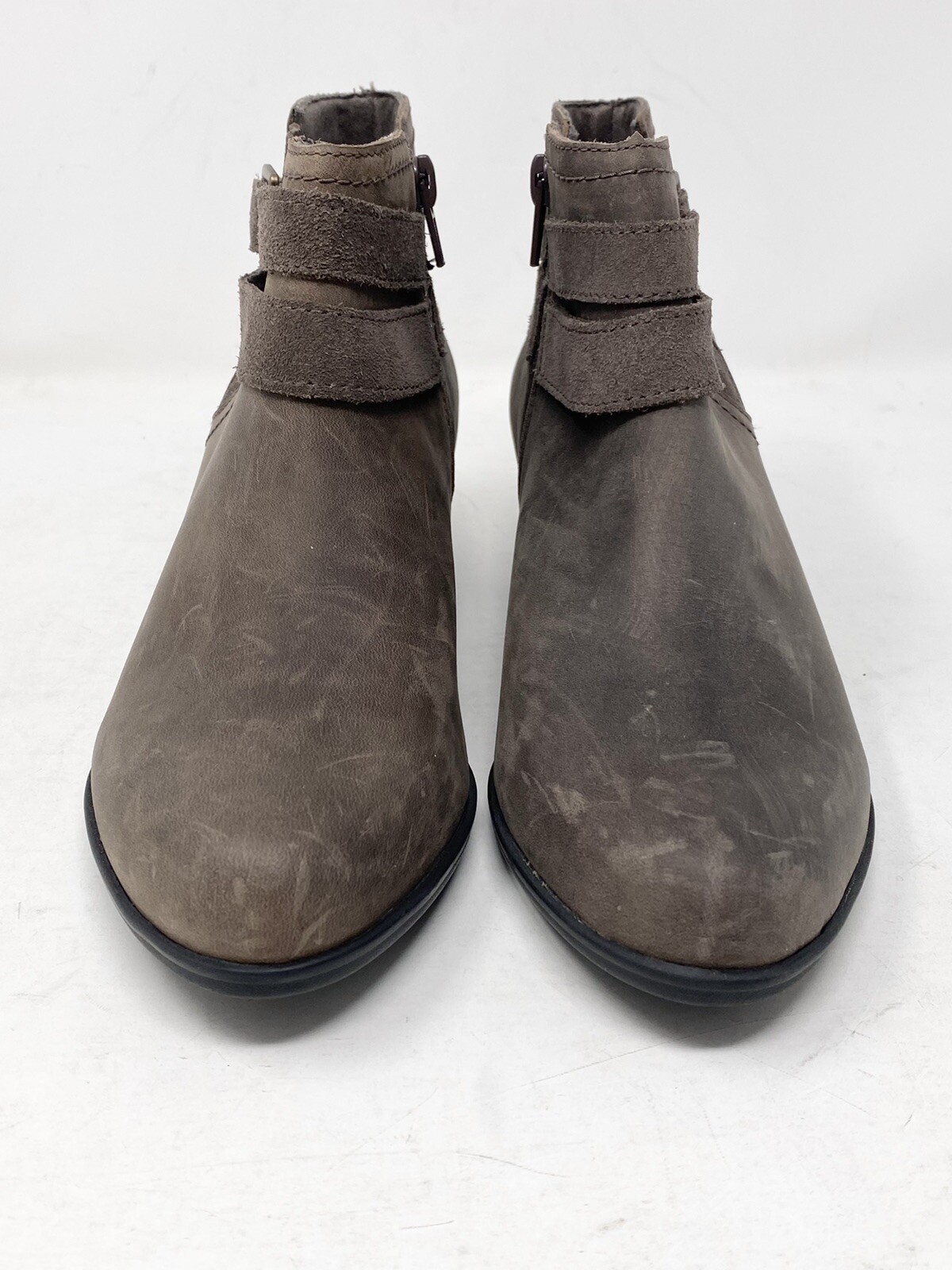 Adreena Show Block Heel Zip Ankle Boot 