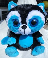 Peek A Boo Blue Raccoon Stuffed Plush 17 Inches NEW with Tag Adorable