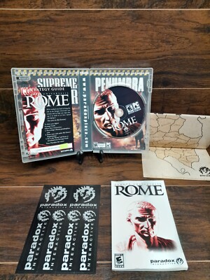 Europa Universalis Rome SPQR PC CDROM Strategy Windows Game Complete Map Manual