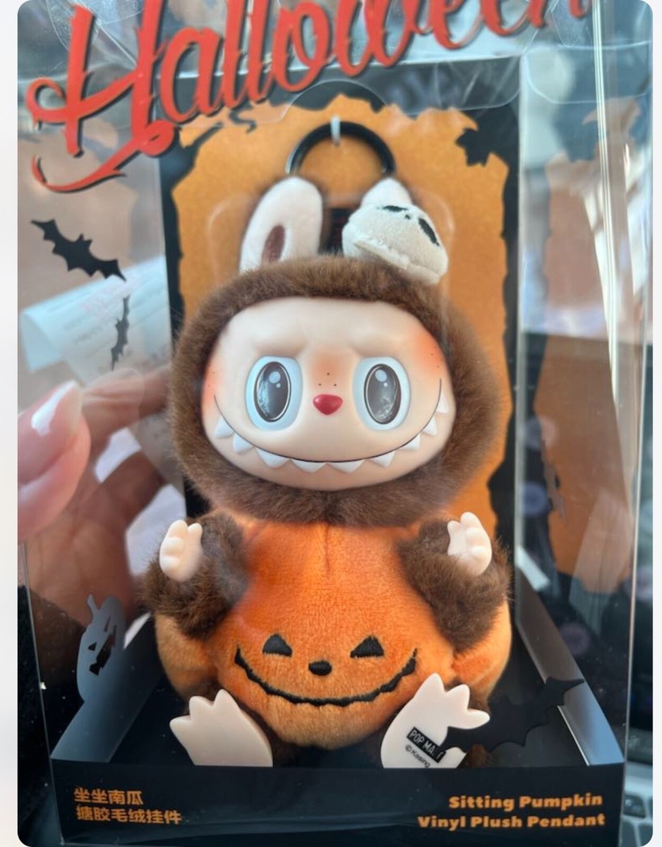 POP MART LABUBU Happy Halloween Party Series-Sitting Pumpkin POP MART LABUBU Happy Halloween Party Series-Sitting Pumpkin