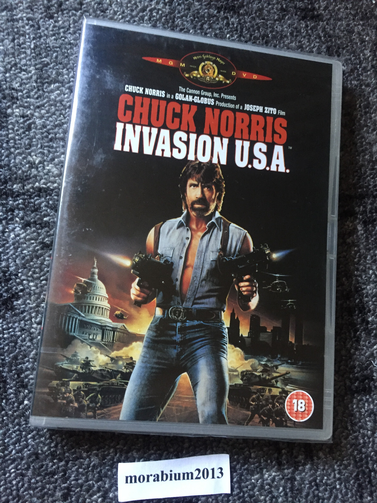 INVASION U.S.A. - original UK DVD Region 2 (UK) - Chuck Norris