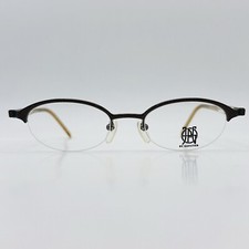 Jean Paul Gaultier Eyeglasses Women Oval Brown Gold JPG Mod. 57 - 0013 Japan NEW