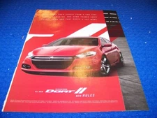 2013 DODGE DART II "NEW RULES"..1-PAGE COLOR SALES AD (370KK)