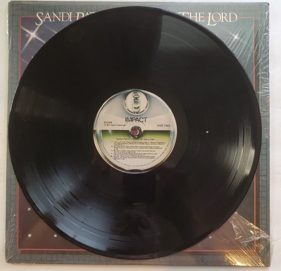 Sandi Patti - Lift Up The Lord Vinyl Impact Records  - Image 2 of 4