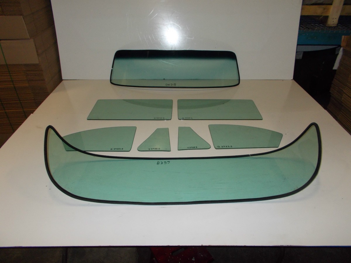 1953 1954 Chevy Bel Air Coupe Glass Windshield Vent Door Quarter